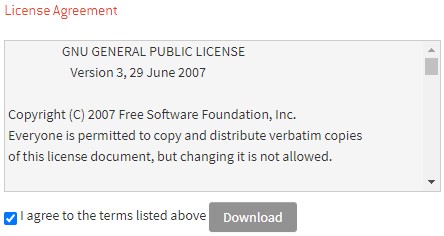 License agreement