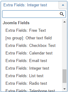 Custom fields information type