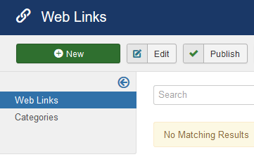 Create new weblinks