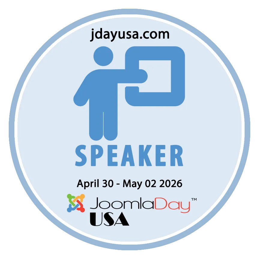 Joomla Day USA speaker 2026