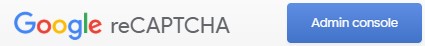 The Google ReCaptcha admin console
